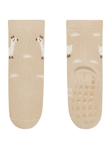Sterntaler ABS Socken 2er-Pack Lama in beige