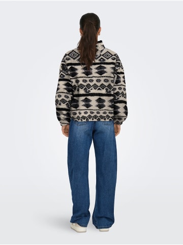ONLY Pullover 'JANNE AZTEC' Beige