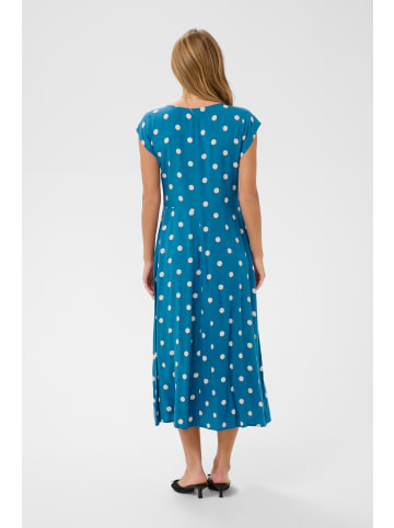 SAINT TROPEZ Kleid GislaSZ Gerade Passform in Blue Turtledove Big Dot
