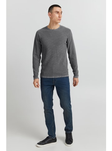 INDICODE Strickpullover IDKarpo 30412MM Herren Feinstrickpullover in Grau