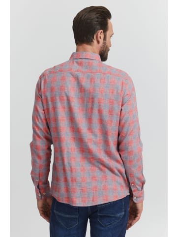 FQ1924 Langarmhemd FQYunus 21900330-ME Langarmhemd mit Button-down-Kragen in Rot