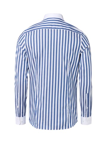 Finshley & Harding London Hemd in marine weiß