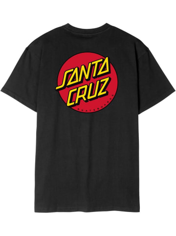 Santa Cruz T-Shirt "Classic Dot Chest" in Schwarz