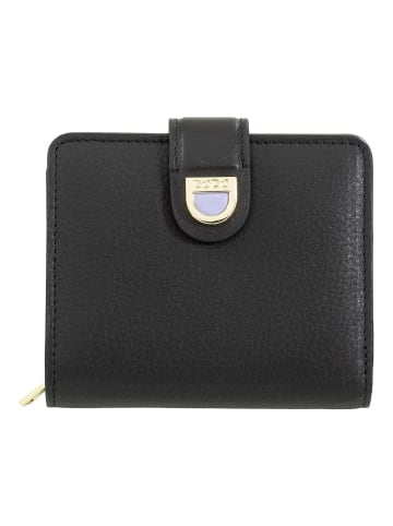 DuDu Skyline Geldbörse RFID Schutz Leder 11 cm nero