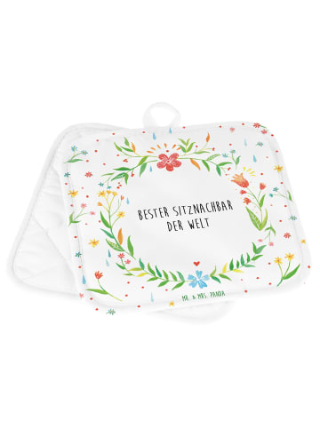 Mr. & Mrs. Panda Topflappen Sitznachbar mit Spruch in Keine Angabe