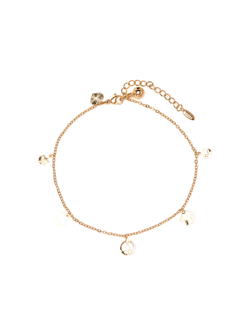 Luxenter Fußkettchen Basal mit 18 Karat Gelbgold-Finish-BASAL