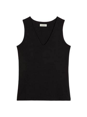Marc O'Polo V-Neck-Top slim in Schwarz