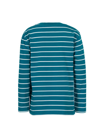 Band of Rascals Longsleeve " Striped " in petrol-cream