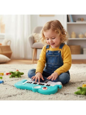 COSTWAY 25-Tasten Kinder Keyboard 0-3 Jahre in Blau