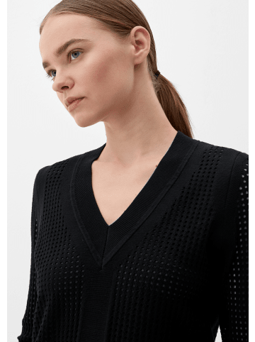 s.Oliver Strickpullover langarm in Schwarz