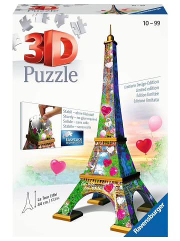 Ravensburger Konstruktionsspiel Puzzle 216 Teile Eiffelturm Love Edition 10-99 Jahre in bunt