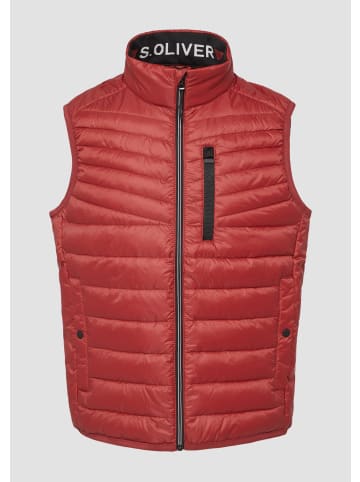 s.Oliver Outdoor-Weste in 3556_mohnrot