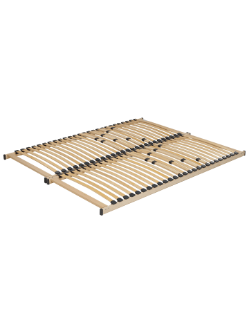 Beliani Lattenrahmen VOUZIERS in Braun - (W) 160 x (H) 9 x (L) 196 cm