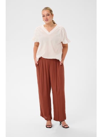 KAFFE curve Casual Hose KCdacina Loose fit in Henna