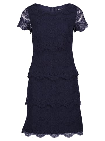 Vera Mont Spitzenkleid kurzarm in Night Sky