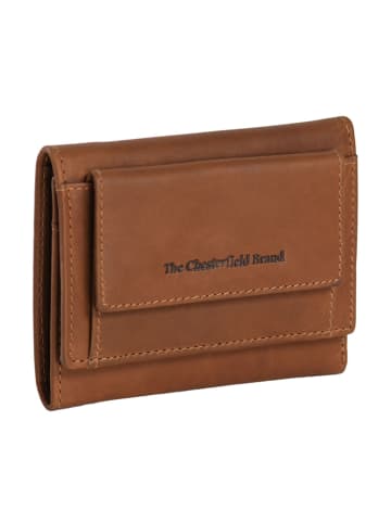 The Chesterfield Brand Hartfort Geldbörse RFID Schutz Leder 11 cm cognac