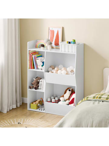 SoBuy Bücherregal in Mattweiß - (W) 34 x (H) 104 x (L) 80 cm