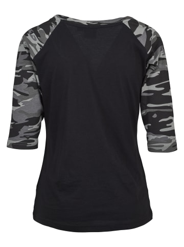 Urban Classics T-Shirt in black/darkcamo