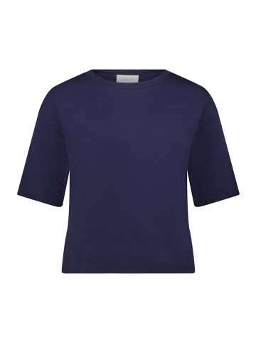 CARTOON Strickpullover mit Rundhalsausschnitt in Dunkelblau