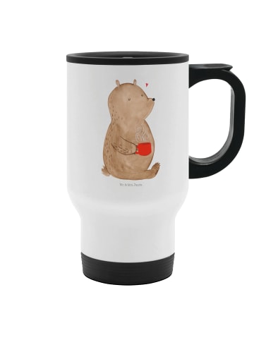 Mr. & Mrs. Panda Trinkbecher Bär Kaffee ohne Spruch in Weiß