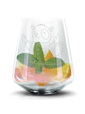 Mr. & Mrs. Panda Longdrinkglas Skorpion Astrologie ohne Spruch in Transparent