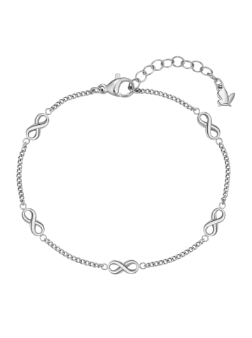 Glanzstücke München Armband Infinity aus Edelstahl in silber