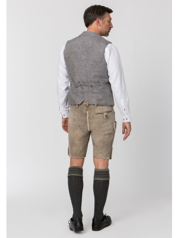 Stockerpoint Stockerpoint Hirschlederhose Hochries in oid grau-schwarz