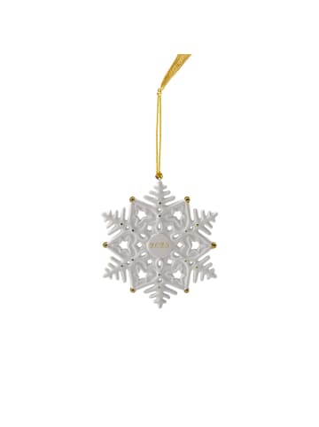 Villeroy & Boch Ornament Schneeflocke 2025 Christmas Classics in weiß