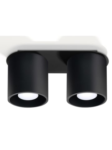 Nice Lamps Deckenleuchte RODA 2 in Schwarz aluminium Minimalistisch loft Gu10 NICE LAMPS