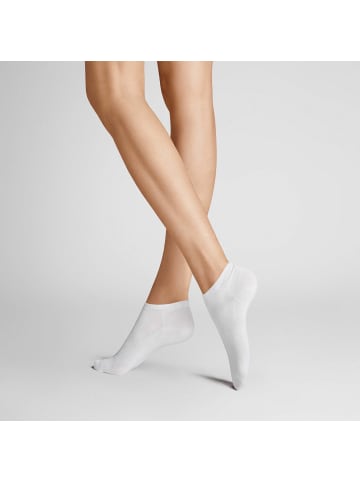 Hudson Sneakersocken Relax Cotton hautfreundlich in White