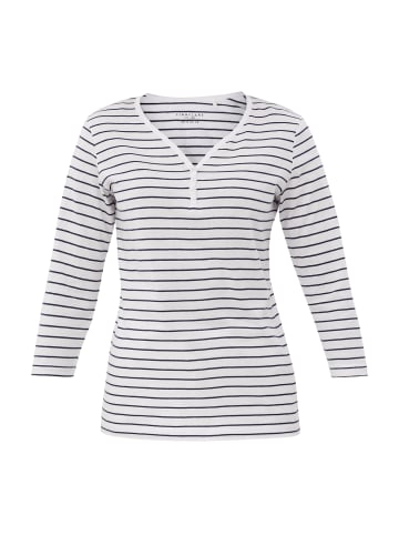 Finn Flare Langarmshirt Streifen in white