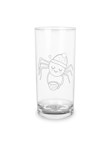 Mr. & Mrs. Panda Glas Spinne Agathe Kaffee ohne Spruch in Transparent