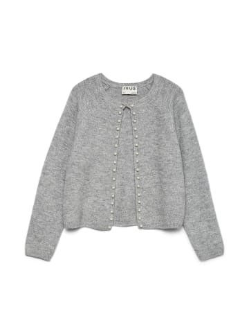 Vero Moda Strickjacke in Medium Grey Melange