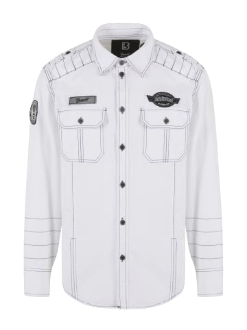 Brandit Long Sleeve Shirt in white