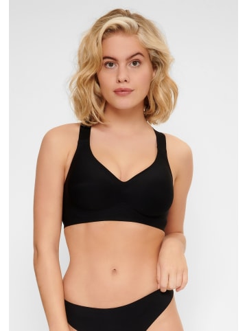 Linga Dore Linga Dore Unsichtbarer gepolsterter soft BH in Schwarz