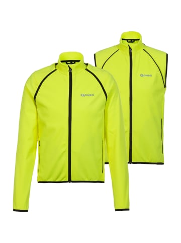 Gonso Fahrradjacke Zipp in safety yellow