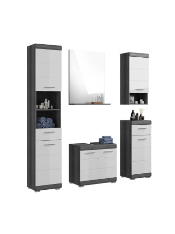 ebuy24 Badmöbelset Scout Weiß 164 x 34 cm