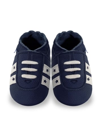 Yihakids Baby Krabbelschuhe aus Leder, weiche Lauflernschuhe mit rutschfester Sohle