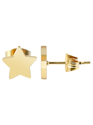 Adeliás Damen Halskette aus Edelstahl 43 cm in gold