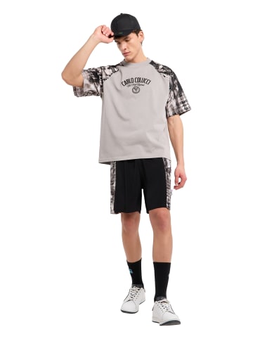 Carlo Colucci T-Shirt Felicetti in Grau / Schwarz