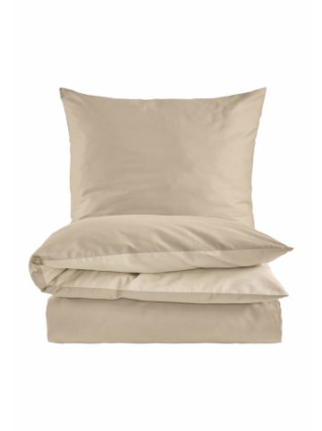 Hessnatur Satin Wende Bettwäsche-Set in perlmutt