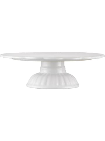 IB Laursen Tortenplatte mit Fuß Mynte in pure white