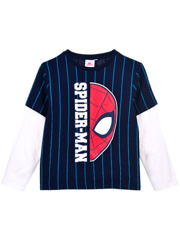 Spiderman Langarmshirt Spider-Man in Dunkelblau