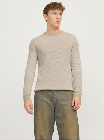 Jack & Jones Strickpullover in Oatmeal