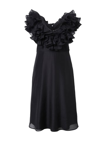 Ulla Popken Midikleid in schwarz