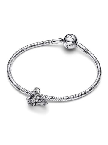 Pandora Charm Silber Pavé Unendlichkeitsknoten Herz