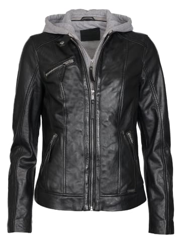 Mustang Lederjacke in schwarz