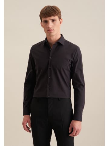 Seidensticker Business Hemd Slim in Schwarz