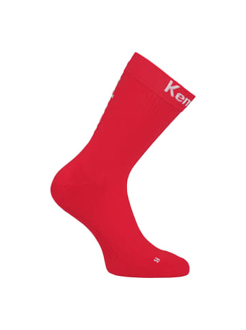 Kempa Socken Logo Classic Kids in rot/weiß