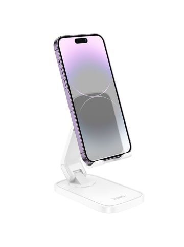 HOCO HOCO HD8 Tischtelefonhalter für Smartphone weiß in Weiß